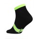 Укороченные спортивные носки Conte DIWARI ACTIVE 7С-37СП 066 черный/салатовый, Цвет: черный/салатовый, Размеры: 40/41