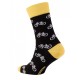 Носки мужские Conte DIWARI HAPPY 17С-151СП 057 черный/желтый, Цвет: черный/желтый, Размеры: 44/45
