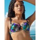 Верх купальника балконет с пуш-ап UNICONF CBS213 V1 GARDEN FANTASIES, Цвет: мульти, Размеры: 70B