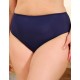 Гладкие трусы миди Novella 008 темно-синий, Цвет: темно-синий, Размеры: 4XL