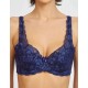 Бюстгальтер балконет Simona M 530/30 синий, Цвет: синий, Размеры: 80D