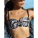 Верх купальника балконет UNICONF CBS205 V1 GRAPHICAL MOOD, Цвет: черно-белый, Размеры: 70B