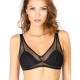 Мягкий бюстгальтер бралетт UNICONF SN36 черный, Цвет: черный, Размеры: 70B