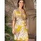 Атласный халат Mia-Amore AMARA 7223, Цвет: медовый, Размеры: L/XL