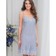 Короткая сорочка Mia-Amore NIZZA 6710, Цвет: голубой, Размеры: XS