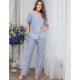 Брючный комплект Mia-Amore NIZZA 6716, Цвет: голубой, Размеры: M