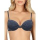 Бюстгальтер пуш-ап Amelie NINA 1008 синий, Цвет: синий, Размеры: 85C