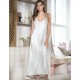 Длинная атласная сорочка Mia-Amore ANETTA 7257 белый, Цвет: белый, Размеры: S