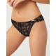 Кружевные трусики бразилиана Ysabel Mora 10422 BRAGA черный, Цвет: черный, Размеры: XL