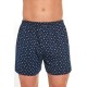Свободные трусы шорты Cornette COMFORT 002/008-14 темно-синий/белый, Цвет: темно-синий/белый, Размеры: XL