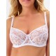 Бюстгальтер с мягкими кружевными чашками Lina A 6010 белый, Цвет: белый, Размеры: 70E