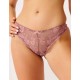 Кружевные трусы стринги Simona M 003 кофейно-розовый, Цвет: кофейно-розовый, Размеры: M