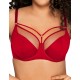 Бюстгальтер полумягкий Ava NOVATO LUX 1030/1 PU красный, Цвет: красный, Размеры: 95B