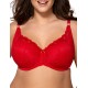 Бюстгальтер балконет «тюльпан» Ava MADISON 1559 U красный, Цвет: красный, Размеры: 95E