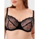 Мягкий кружевной бюстгальтер Milavitsa 127520 черный, Цвет: черный, Размеры: 90D