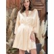 Атласный халат кимоно Mia-Amore VALENTINO 7245 шампань, Цвет: шампань, Размеры: L/XL