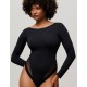 Корректирующее боди с длинным рукавом Ysabel Mora 10055 INVISIBLES черный, Цвет: черный, Размеры: S