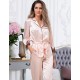 Пижамный комплект из шелка Mia-Amore MARILIN 3156 пудра, Цвет: пудра, Размеры: L