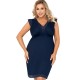 Сорочка из вискозы Donna VERA PLUS nightdress dark blue, Цвет: темно-синий, Размеры: 5XL