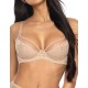 Мягкий бюстгальтер с кружевом MAT MILOU bezowy M-3533-2, Цвет: бежевый, Размеры: 65F