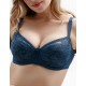 Бюстгальтер с плотной чашкой  Misstyle 2508 / 508 французский синий, Цвет: французский синий, Размеры: 75C