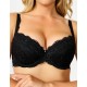 Бюстгальтер балконет пуш-ап Nikol Djumon 132 10 черный, Цвет: черный, Размеры: 70E