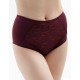 Высокие трусы слипы Misstyle 5009 темный виноград, Цвет: темный виноград, Размеры: XL