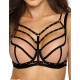 Бюстгальтер мягкий со стрэпами Novika GILLIAN N03 M с черным, Цвет: бежевый с черным, Размеры: 90D