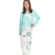 Детская пижама для девочки Taro 2589-2590 LIVIA бирюзовый, Цвет: бирюзовый, Размеры: 98