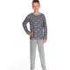 Детская пижама для мальчика Taro 2621-2622 HARRY, Цвет: графит, Размеры: 98