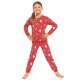 Детская пижама для девочек Cornette 032/033 GNOMES 3, Цвет: красный/белый, Размеры: 110-116