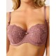 Бюстгальтер балконет Elli 7055 кофейно-розовый, Цвет: кофейно-розовый, Размеры: 80C