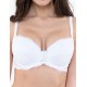 Бюстгальтер балконет пуш-ап Elli 8040 белый, Цвет: белый, Размеры: 70D