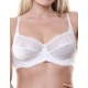 Кружевной мягкий бюстгальтер Orhideja 535-437 молоко, Цвет: молоко, Размеры: 100F