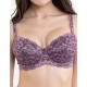 Бюстгальтер балконет пуш-ап биколор Simona M 870 крокус, Цвет: крокус, Размеры: 70C