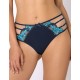 Трусы бразилиана Subtille JESSIKA BLUE braz, Цвет: темно-синий+бирюза, Размеры: S