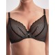 Бюстгальтер балконет пуш-ап Alles CHITA P-UP черный, Цвет: черный, Размеры: 70B