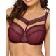 Бюстгальтер полумягкий Novika LOU LOU WINE 02 PU, Цвет: бургундское вино, Размеры: 80E