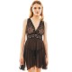 Полупрозрачная сорочка с кружевом Anais MARGARITHA CHEMISE BLACK, Цвет: черный, Размеры: L/XL