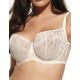 Кружевной бюстгальтер балконет Kris Line ROSEE half cup soft, Цвет: кофе латте, Размеры: 70I