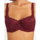 Бюстгальтер балконет Simona M 608 бордо, Цвет: бордо, Размеры: 80C