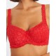 Бюстгальтер балконет Simona M 608 красный, Цвет: красный, Размеры: 95B