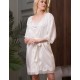 Халат из натурального шелка Mia-Amore ARIANNA 3943 белый, Цвет: белый, Размеры: S/M