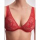 Кружевной бюстгальтер на монокаркасе Alles BEVERLY M BRALETTE красный, Цвет: красный, Размеры: 65C