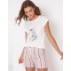 Пижама женская с шортами Aruelle SCARLETTE, Цвет: мульти, Размеры: XS
