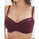 Бюстгальтер с плотной чашкой  Misstyle 2508 / 508 темный виноград, Цвет: темный виноград, Размеры: 75D