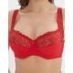 Бюстгальтер мягкий с подкроем Elli 1012 красный, Цвет: красный, Размеры: 100D