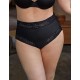 Высокие трусы слипы с кружевом Janira SOFT LACE 1030318 SUPER HIGH black, Цвет: black (черный), Размеры: L
