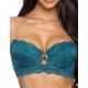 Бюстгальтер балконет с пуш-ап MAT SYBILLA turkus M-3525-11, Цвет: бирюзовый, Размеры: 65E