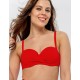 Красный купальный бюст-бандо UNICONF CBS242 ROS SPIRIT OF COLOURS, Цвет: красный, Размеры: 70B